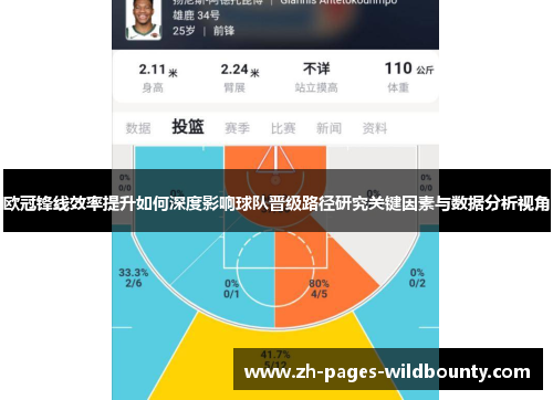 欧冠锋线效率提升如何深度影响球队晋级路径研究关键因素与数据分析视角